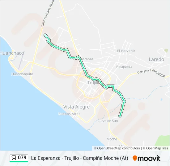 079 Bus Line Map