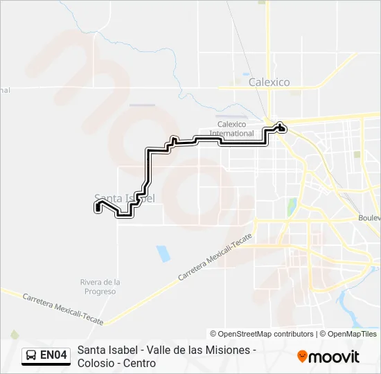 EN04 Bus Line Map