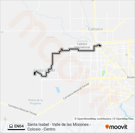 EN04 Bus Line Map