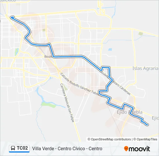 TC02 Bus Line Map
