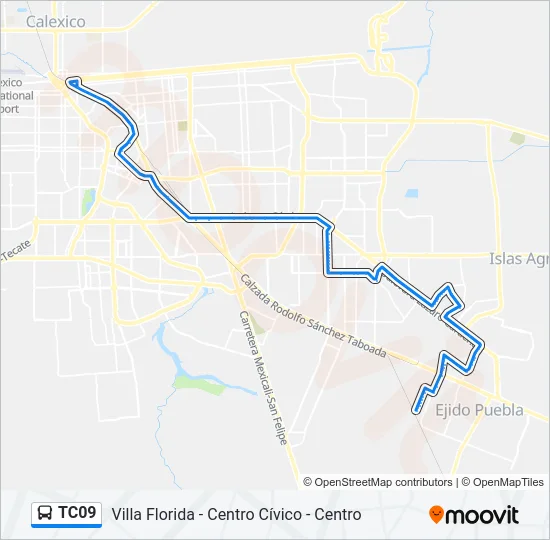 TC09 Bus Line Map