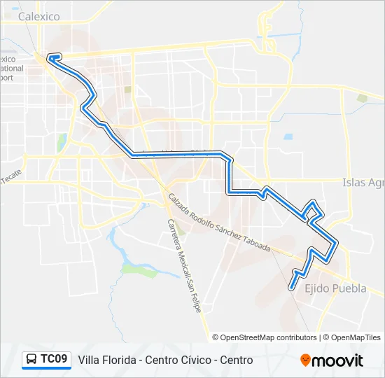 TC09 Bus Line Map