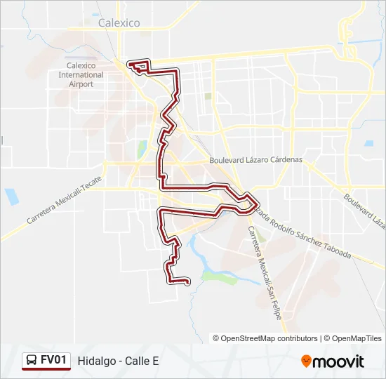 FV01 Bus Line Map