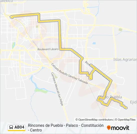 AB04 Bus Line Map