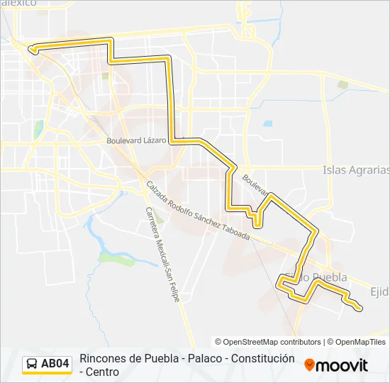 AB04 Bus Line Map