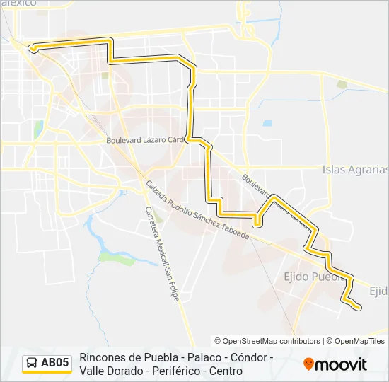 AB05 Bus Line Map