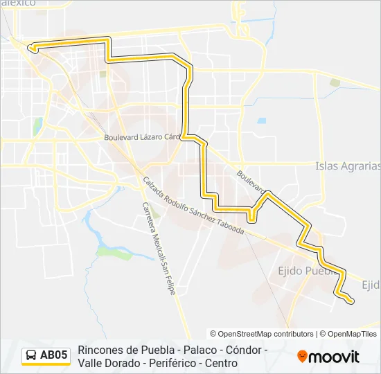 AB05 Bus Line Map