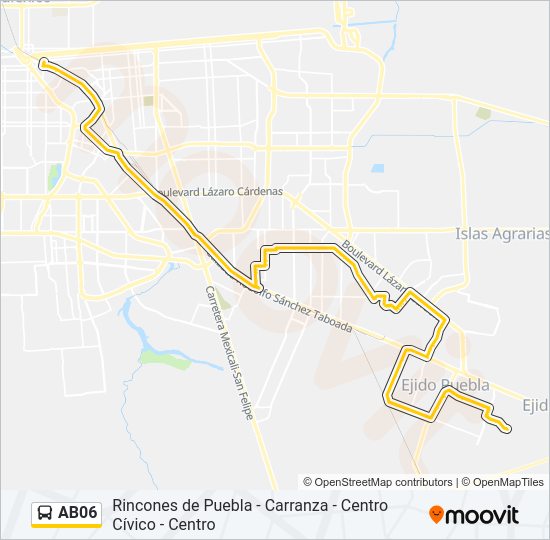 AB06 Bus Line Map