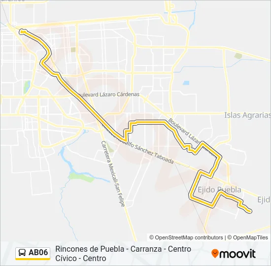 AB06 Bus Line Map