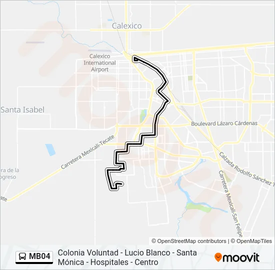 MB04 Bus Line Map