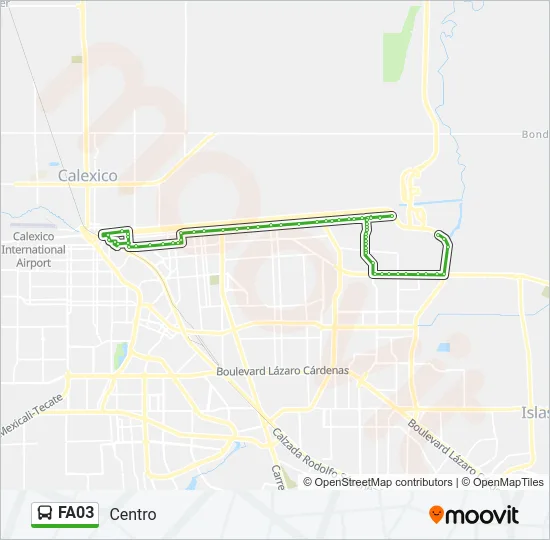 FA03 Bus Line Map