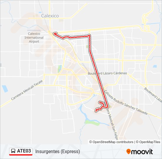 ATE03 bus Line Map