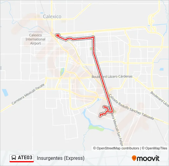 ATE03 Bus Line Map