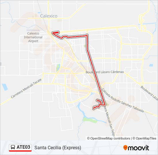 ATE03 bus Line Map