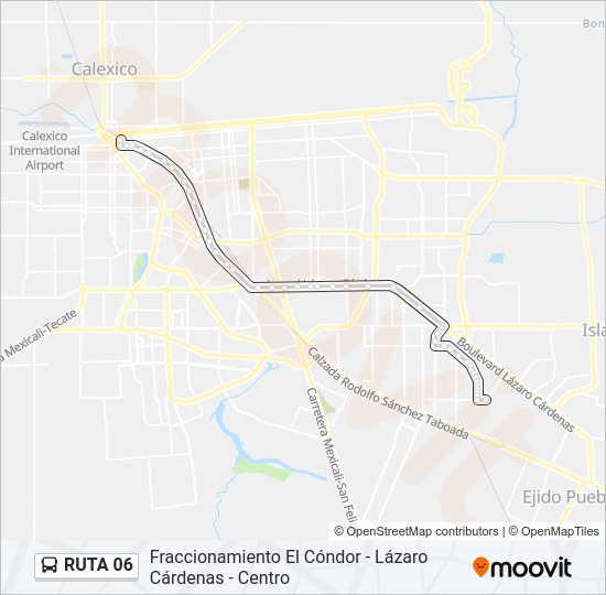 RUTA 06 Bus Line Map