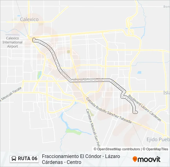 RUTA 06 Bus Line Map
