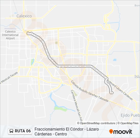 RUTA 06 Bus Line Map