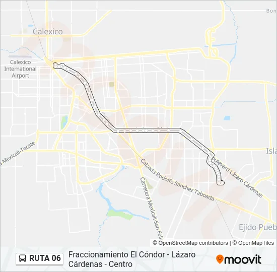 RUTA 06 Bus Line Map