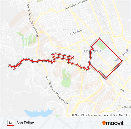 Mapa de PANAMERICANA de autobús