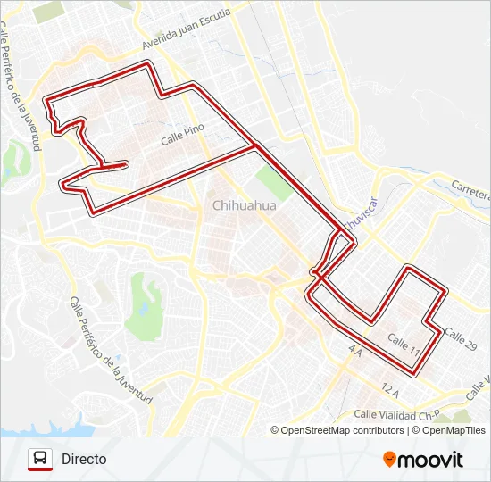 RUTA 3 GRANJAS Bus Line Map