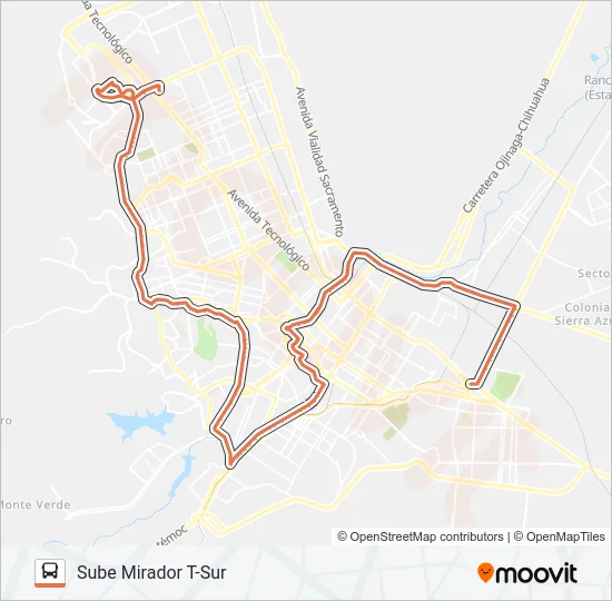 CIRCUNVALACIÓN 2 Bus Line Map