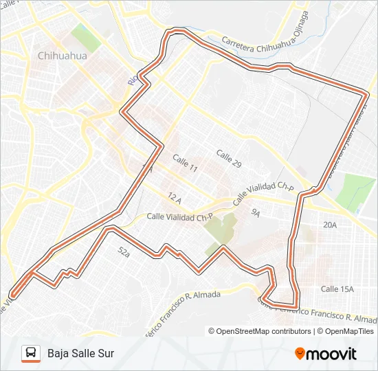 CIRCUNVALACIÓN 2 Bus Line Map