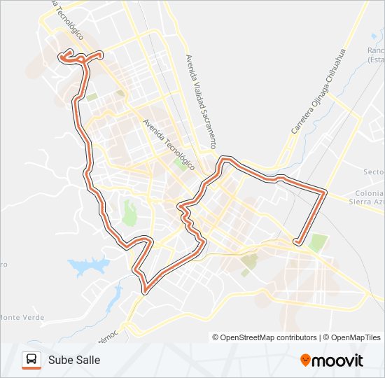 Mapa de CIRCUNVALACIÓN 2 de autobús