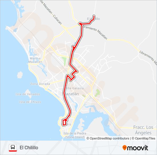 Mapa de VENADILLO de autobús