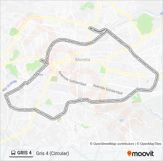 GRIS 4 Bus Line Map