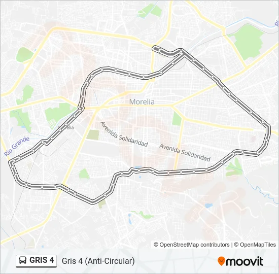 GRIS 4 Bus Line Map