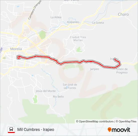 MIL CUMBRES Bus Line Map