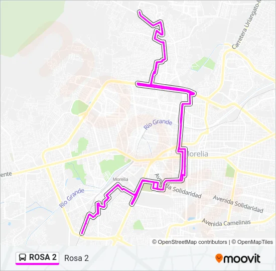 ROSA 2 Bus Line Map