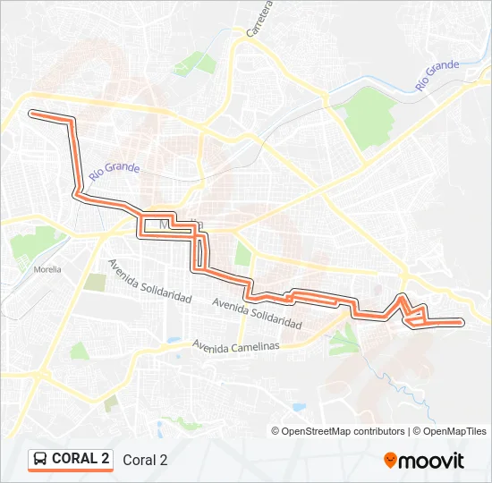 CORAL 2 Bus Line Map