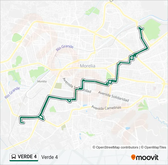 VERDE 4 Bus Line Map