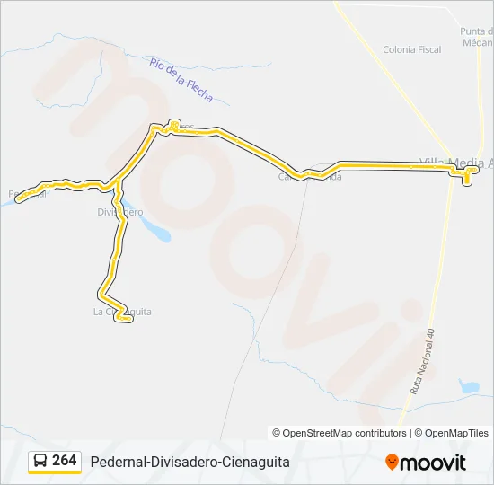 264 Bus Line Map