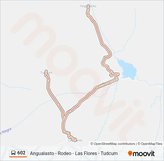 602 Bus Line Map