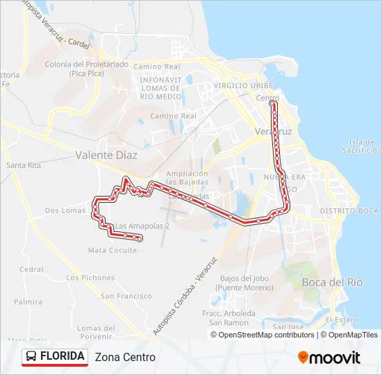 FLORIDA Bus Line Map