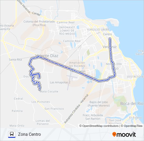 FRAMBOYANES bus Line Map