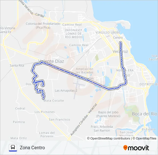 FRAMBOYANES Bus Line Map