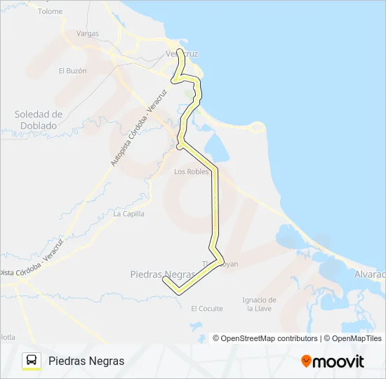 RUTA DEL CAMBIO Bus Line Map