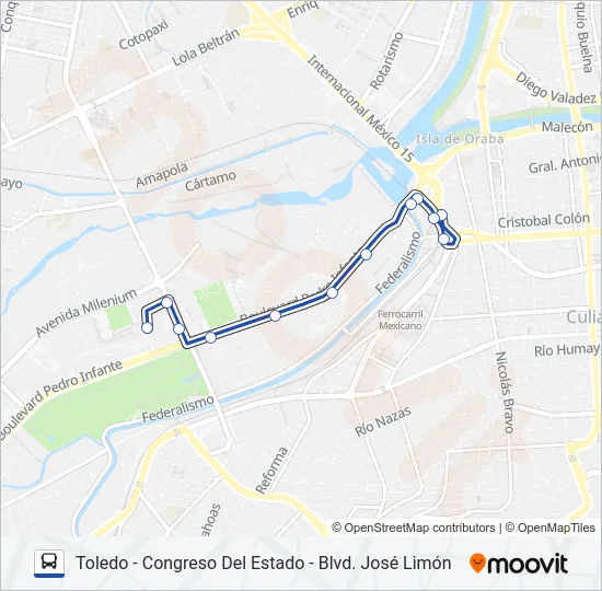 RUTA TOLEDO Bus Line Map