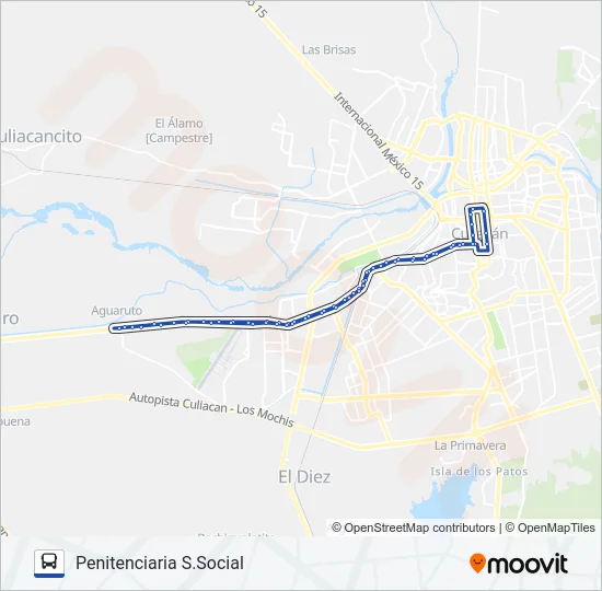 RUTA PENITENCIARIA  S.SOCIAL Bus Line Map