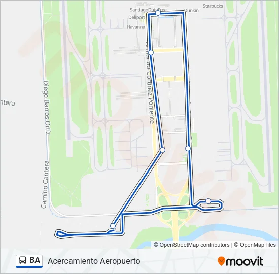 BA Micro Line Map