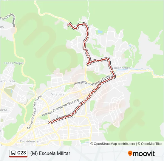 C28 Micro Line Map