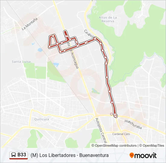 B33 Micro Line Map