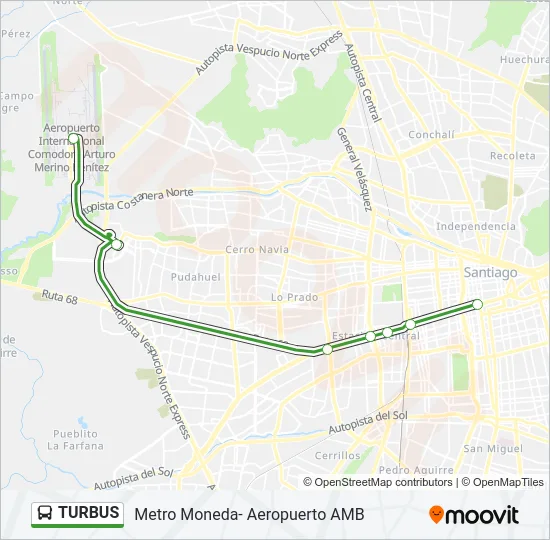 TURBUS Micro Line Map