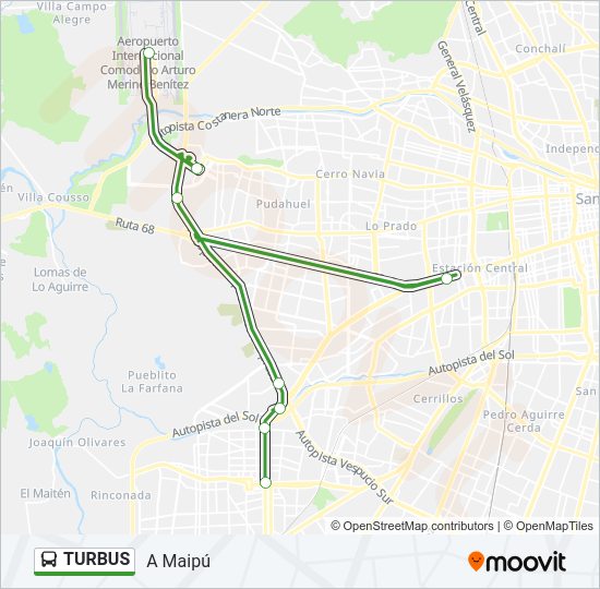 Mapa de TURBUS de Micro