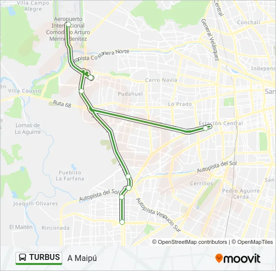 TURBUS Micro Line Map