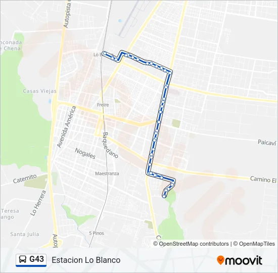 G43 Micro Line Map