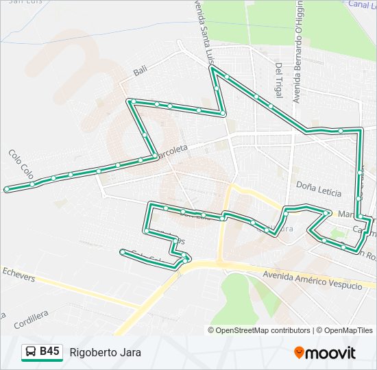 Mapa de B45 de Micro